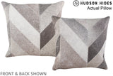 Patchwork 16"x16" Brazilian Cowhide Pillow #A13654 by Hudson Hides