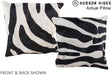 Zebra 16"x16" Brazilian Cowhide Pillow #A13692 by Hudson Hides