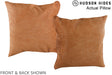 Solid Brown 16"x16" Brazilian Cowhide Pillow #A13714 by Hudson Hides