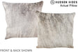 Grey 16"x16" Brazilian Cowhide Pillow #A13722 by Hudson Hides
