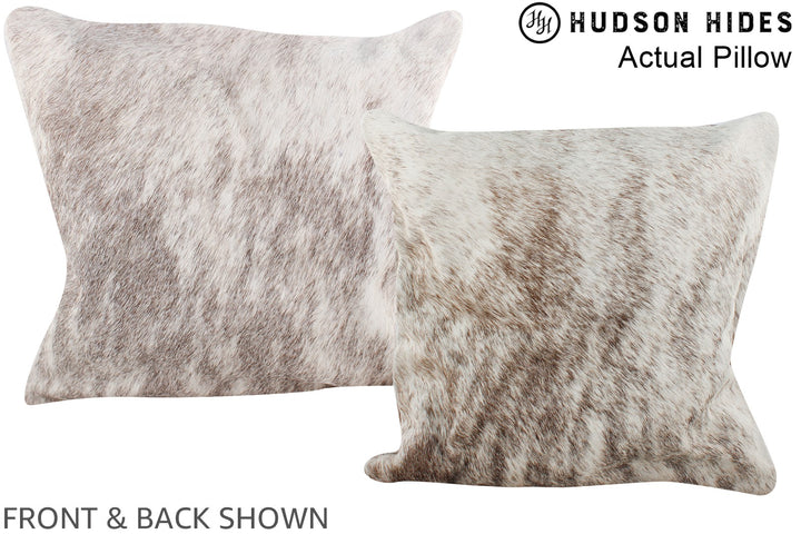 Grey 16"x16" Brazilian Cowhide Pillow #A13727 by Hudson Hides