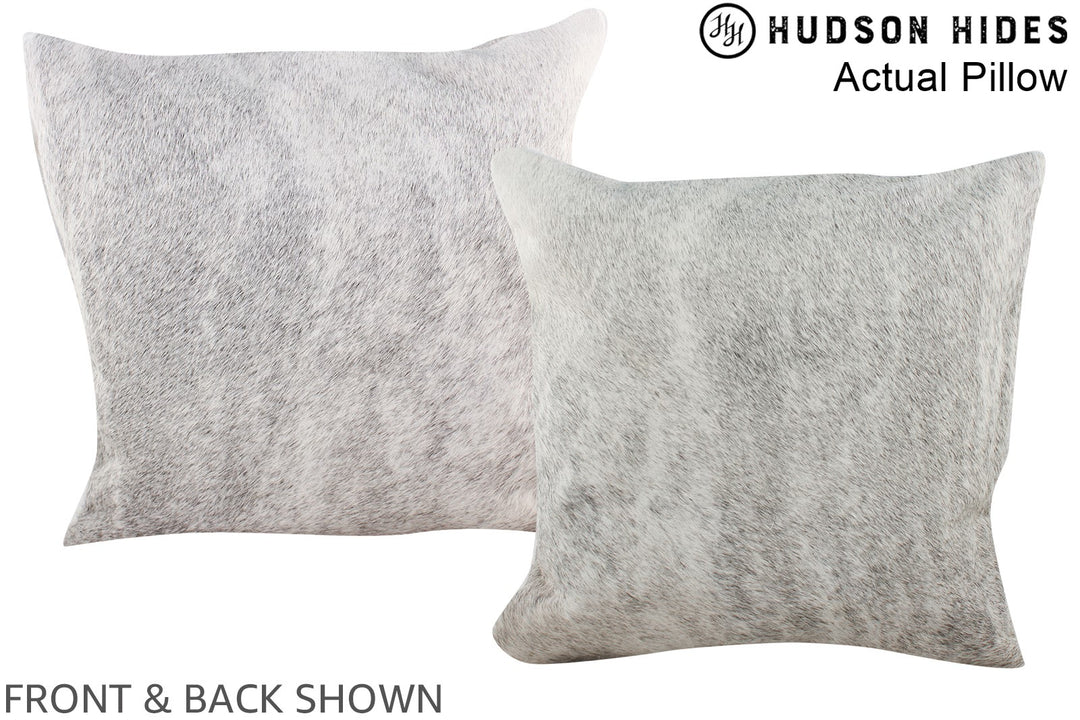 Grey 16"x16" Brazilian Cowhide Pillow #A13728 by Hudson Hides