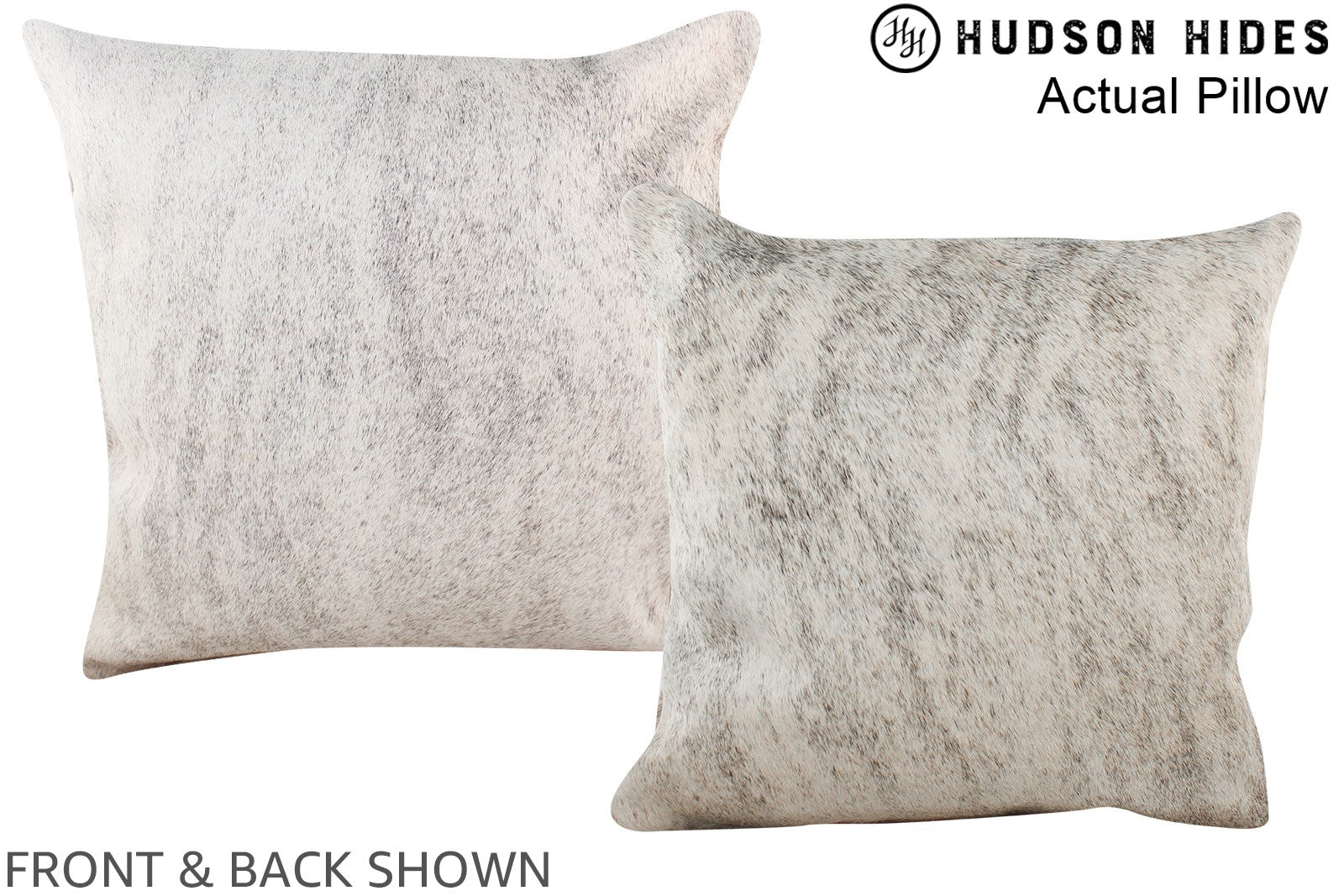 Grey Cowhide Pillow #A13729