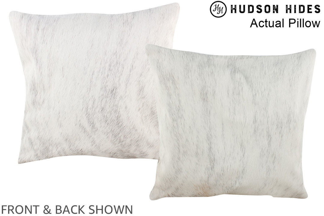 Grey 16"x16" Brazilian Cowhide Pillow #A13730 by Hudson Hides