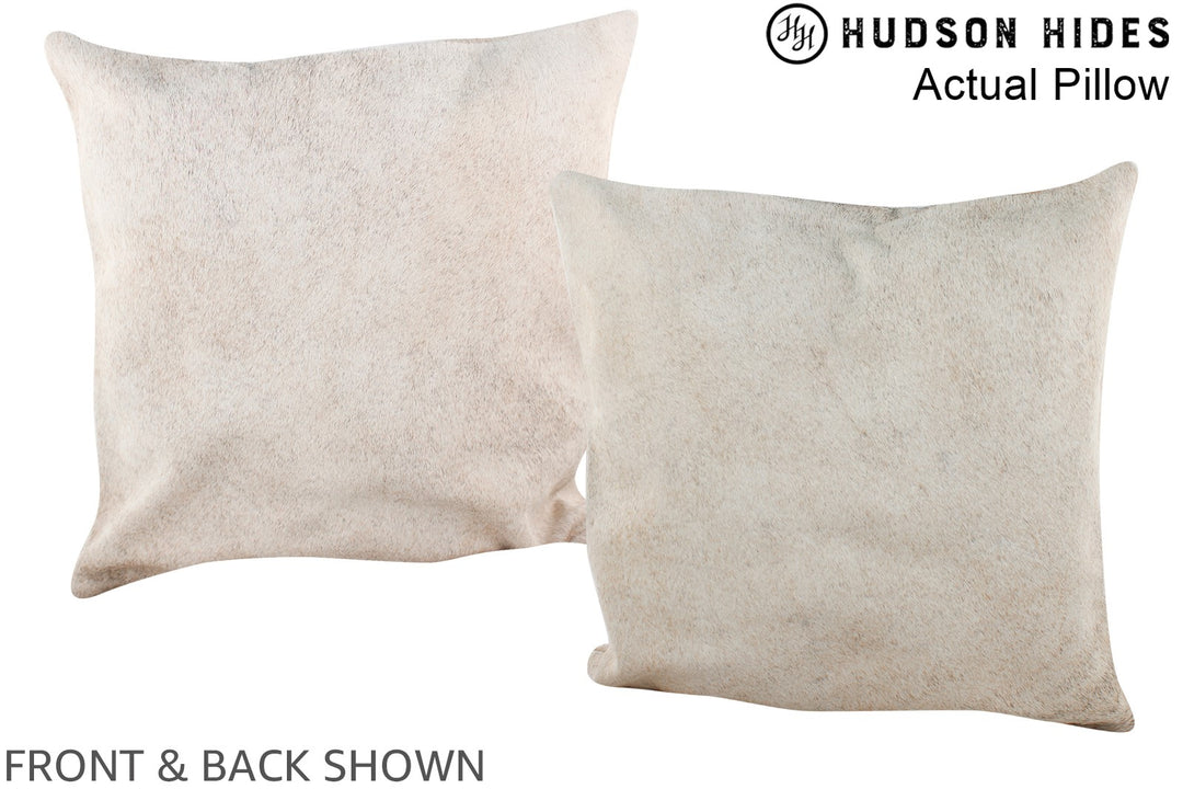 Grey 16"x16" Brazilian Cowhide Pillow #A13782 by Hudson Hides