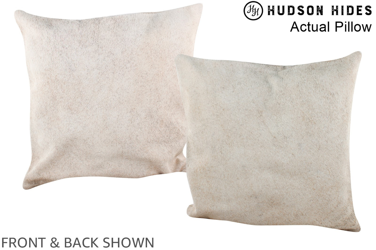 Grey Cowhide Pillow #A13782