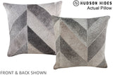 Patchwork 16"x16" Brazilian Cowhide Pillow #A13785 by Hudson Hides