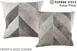 Patchwork 16"x16" Brazilian Cowhide Pillow #A13786 by Hudson Hides