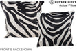 Zebra 16"x16" Brazilian Cowhide Pillow #A13970 by Hudson Hides