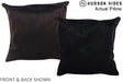 Solid Black 16"x16" Brazilian Cowhide Pillow #A13985 by Hudson Hides