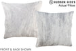 Grey 16"x16" Brazilian Cowhide Pillow #A13992 by Hudson Hides