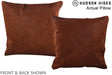 Solid Brown 16"x16" Brazilian Cowhide Pillow #A14031 by Hudson Hides
