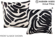 Zebra 16"x16" Brazilian Cowhide Pillow #A14085 by Hudson Hides
