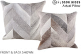 Patchwork 20"x20" Brazilian Cowhide Pillow #A14247 by Hudson Hides