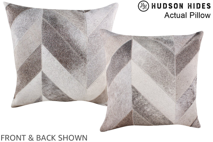 Patchwork 20"x20" Brazilian Cowhide Pillow #A14263 by Hudson Hides