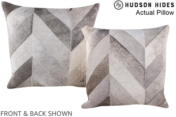 Patchwork 20"x20" Brazilian Cowhide Pillow #A14268 by Hudson Hides
