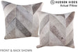 Patchwork 20"x20" Brazilian Cowhide Pillow #A14269 by Hudson Hides