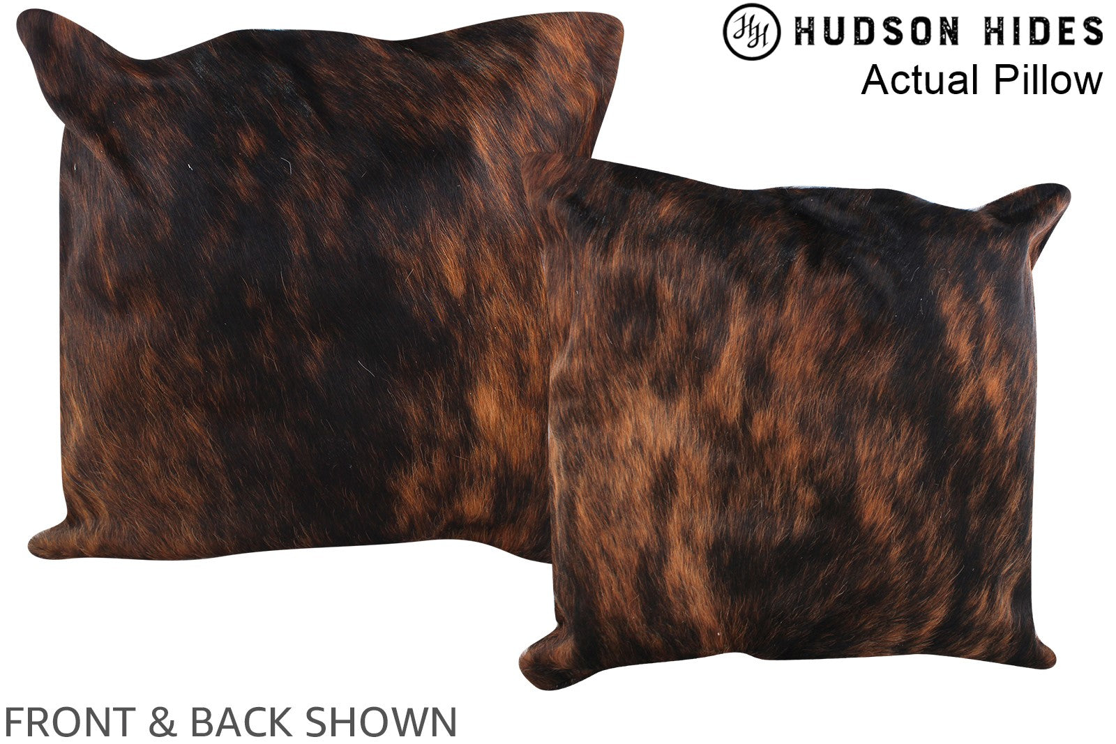 Dark Brindle Cowhide Pillow #A14280