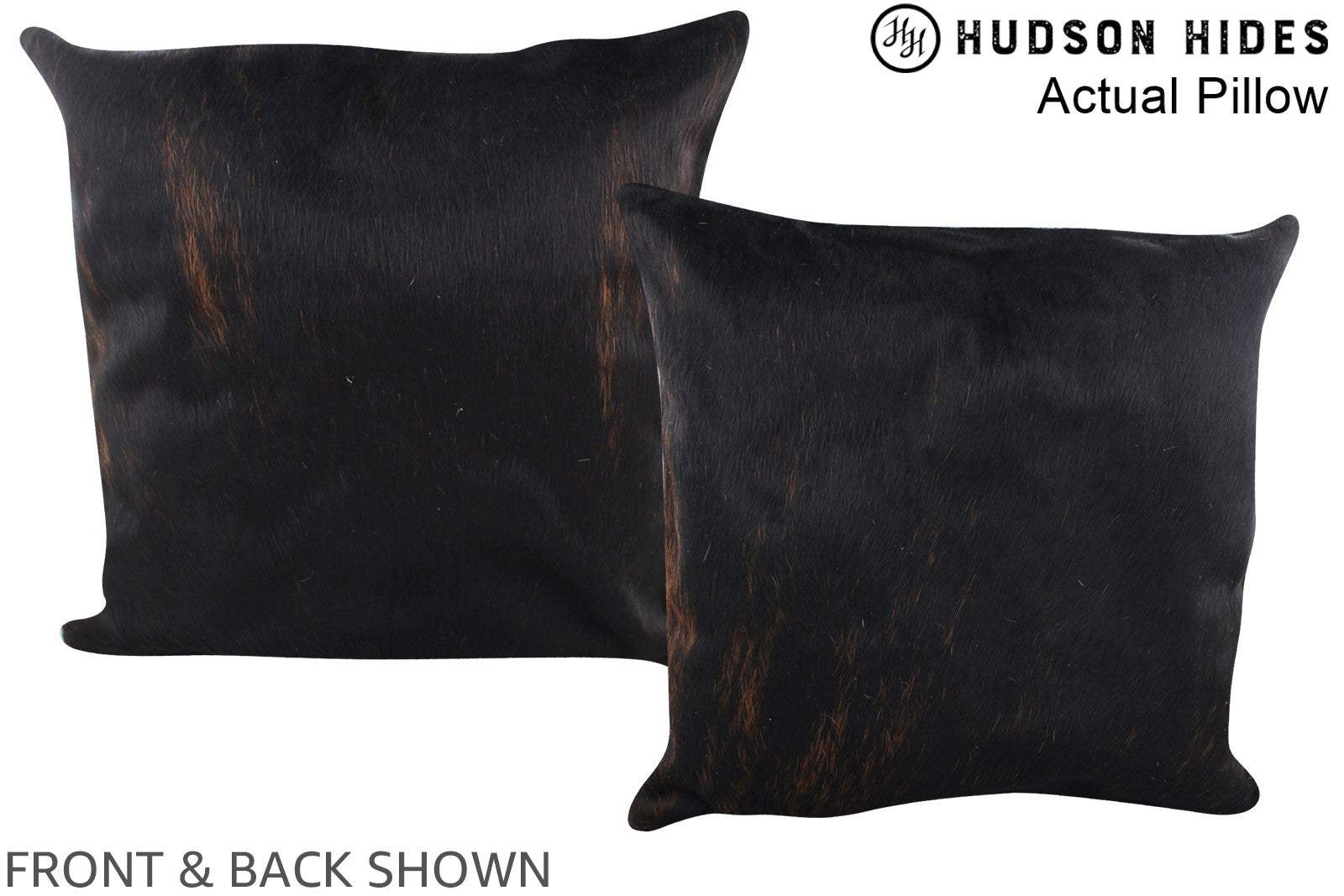 Dark Brindle Cowhide Pillow #A14289