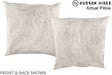 Grey 20"x20" Brazilian Cowhide Pillow #A14312 by Hudson Hides