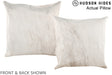 Grey 20"x20" Brazilian Cowhide Pillow #A14313 by Hudson Hides