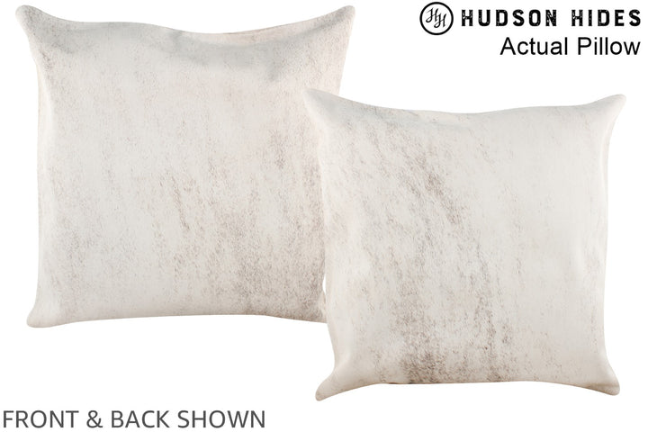 Grey 20"x20" Brazilian Cowhide Pillow #A14313 by Hudson Hides