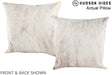 Grey 20"x20" Brazilian Cowhide Pillow #A14322 by Hudson Hides