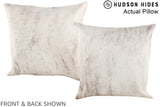Grey 20"x20" Brazilian Cowhide Pillow #A14322 by Hudson Hides