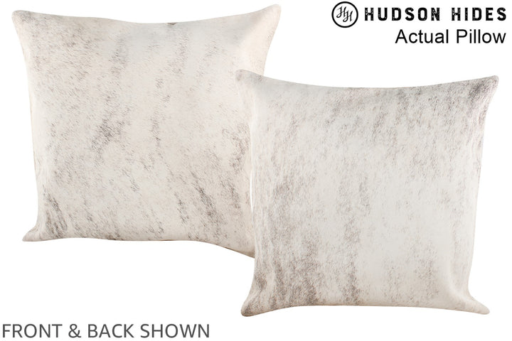 Grey 20"x20" Brazilian Cowhide Pillow #A14322 by Hudson Hides