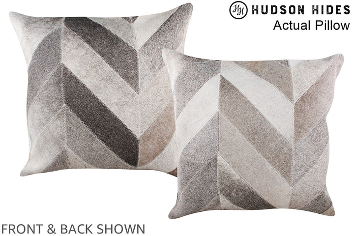 Patchwork 20"x20" Brazilian Cowhide Pillow #A14332 by Hudson Hides