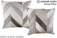 Patchwork 20"x20" Brazilian Cowhide Pillow #A14333 by Hudson Hides