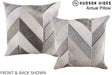 Patchwork 20"x20" Brazilian Cowhide Pillow #A14335 by Hudson Hides