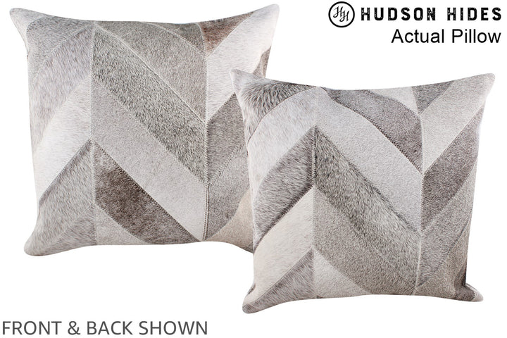 Patchwork 20"x20" Brazilian Cowhide Pillow #A14352 by Hudson Hides