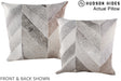 Patchwork 20"x20" Brazilian Cowhide Pillow #A14367 by Hudson Hides