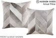 Patchwork 20"x20" Brazilian Cowhide Pillow #A14368 by Hudson Hides