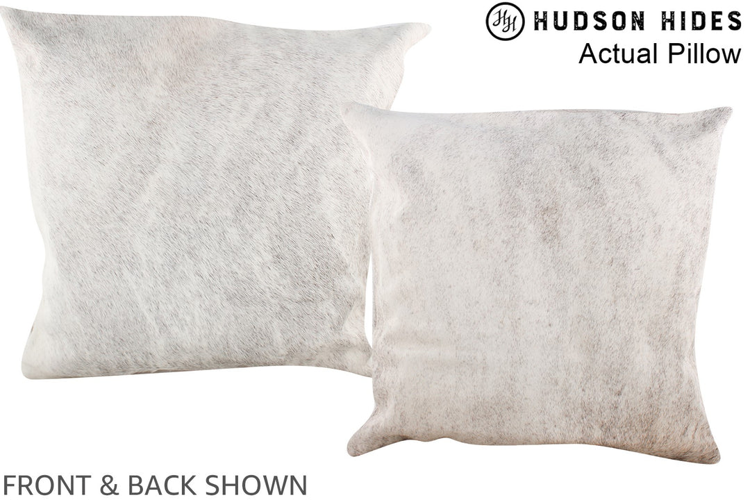 Grey 20"x20" Brazilian Cowhide Pillow #A14386 by Hudson Hides