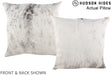 Grey 20"x20" Brazilian Cowhide Pillow #A14401 by Hudson Hides