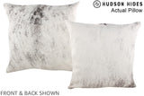 Grey 20"x20" Brazilian Cowhide Pillow #A14401 by Hudson Hides