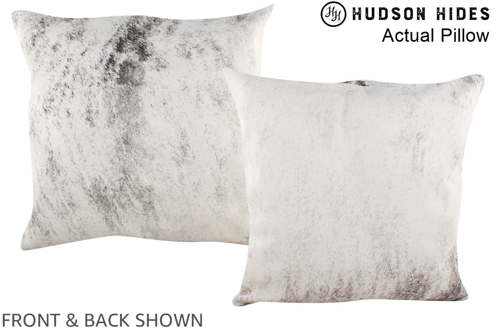 Grey Cowhide Pillow #A14401
