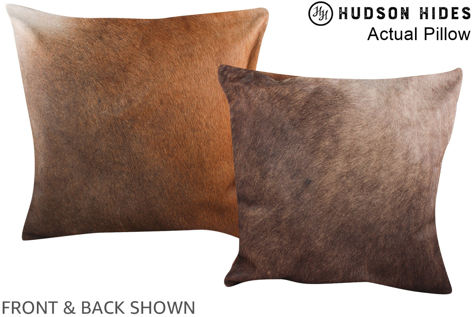 Taupe Cowhide Pillow #A14403