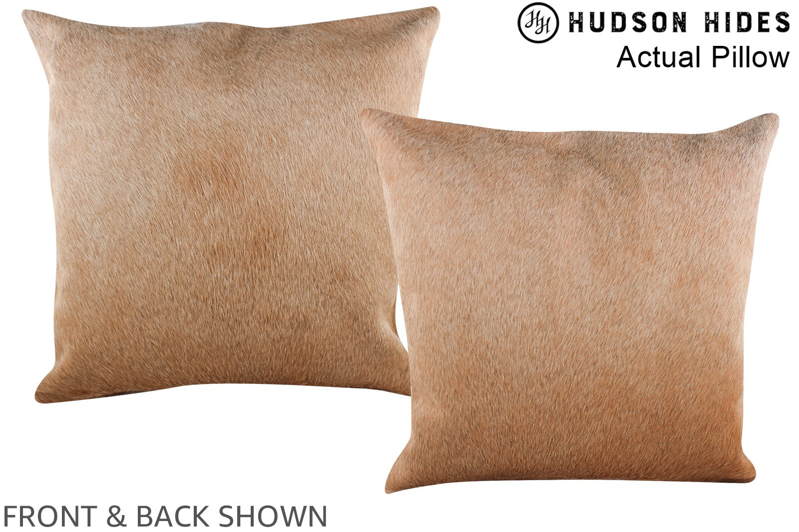 Beige Cowhide Pillow #A14415