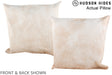 Beige 20"x20" Brazilian Cowhide Pillow #A14487 by Hudson Hides