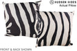Zebra 20"x20" Brazilian Cowhide Pillow #A14505 by Hudson Hides