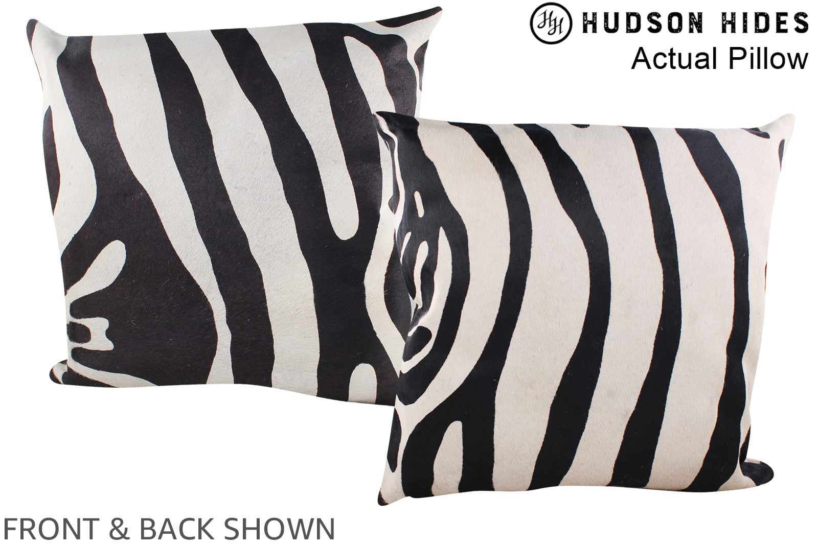 Zebra Cowhide Pillow #A14505