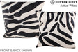 Zebra 20"x20" Brazilian Cowhide Pillow #A14506 by Hudson Hides