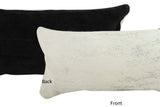 Grey Cowhide Pillow 12x22 #17168 by Hudson Hides