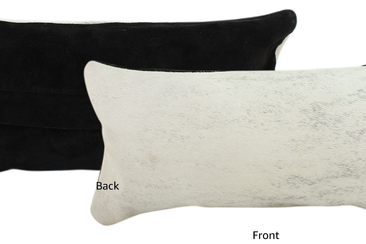 Grey Cowhide Pillow #17168