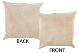 Beige Cowhide Pillow 16x16 #18196 by Hudson Hides