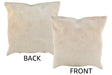 Champagne Cowhide Pillow 16x16 #18396 by Hudson Hides
