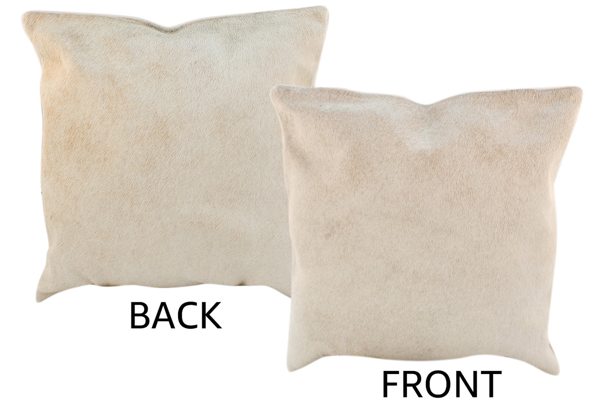 Champagne Cowhide Pillow #18396